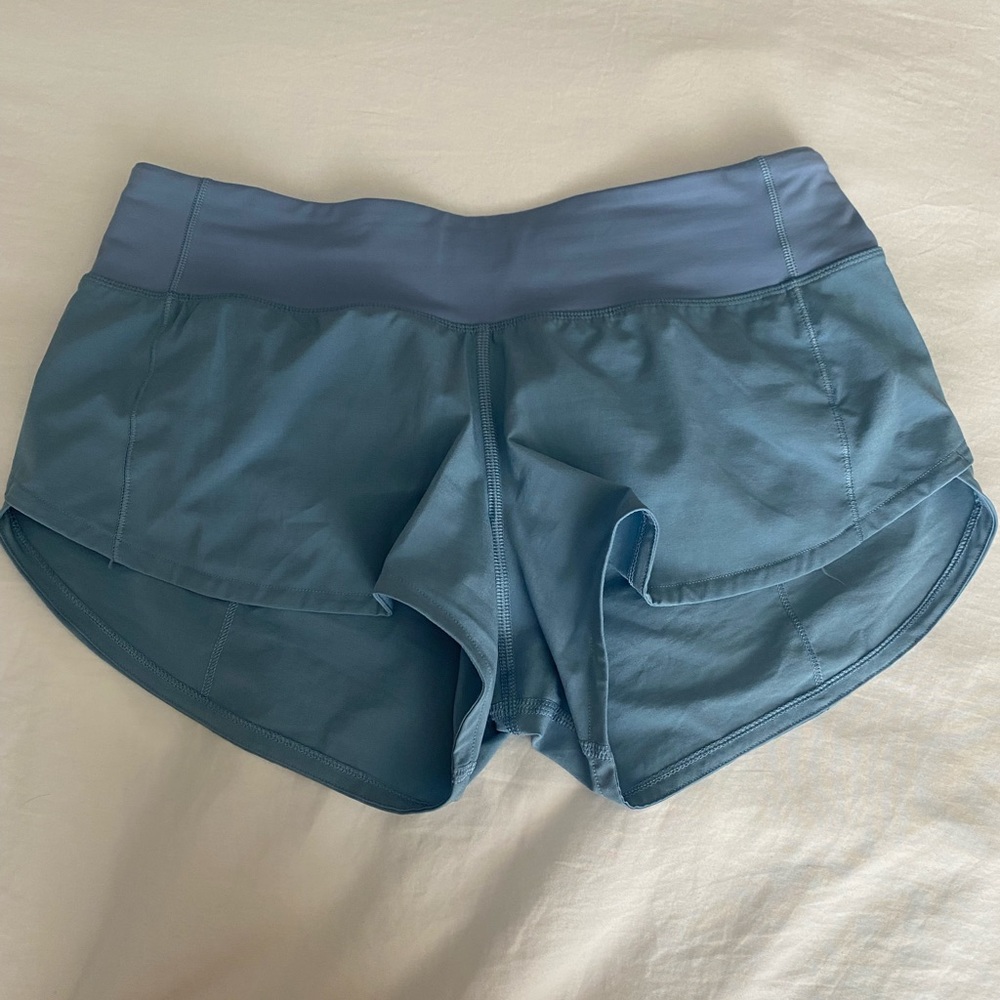 Lululemon Cascade Blue - Speed Up Shorts 2.5.